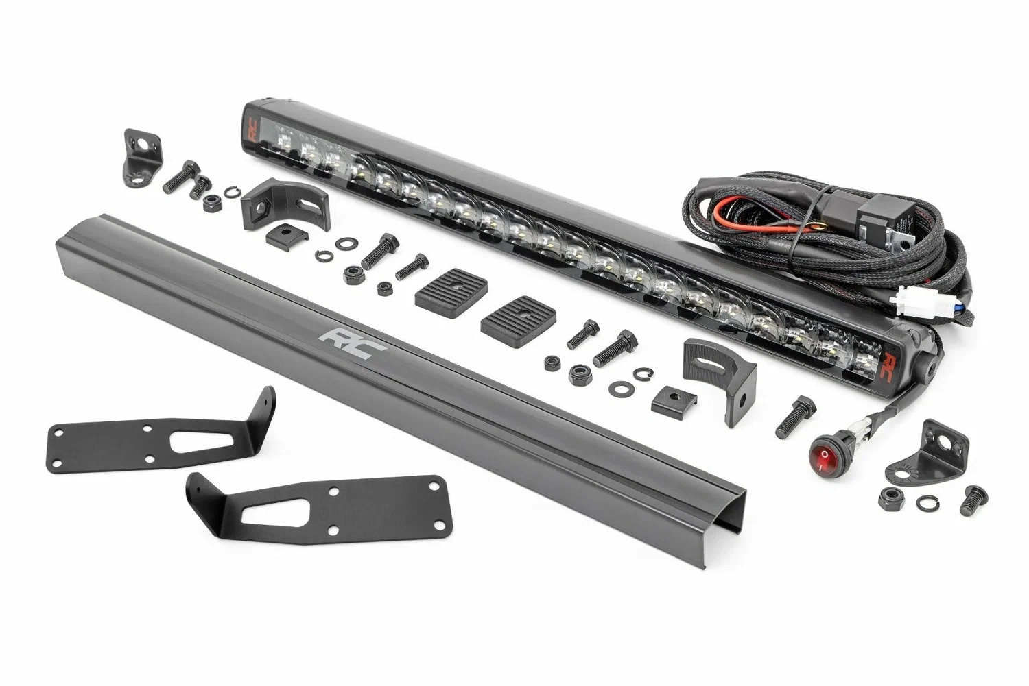 Fits Ram 2500_3500(10-18) LED Light Bumper Mount 20_ Spectrum Single Row 80568